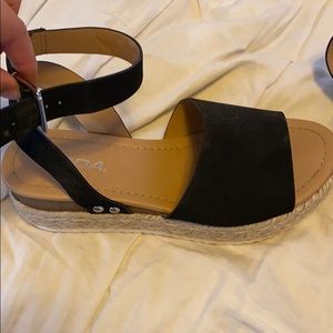 Black sandals